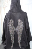 M8001  Angel Wings Hoodie Jacket