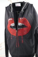 Lips Zip up Hoodie Jacket