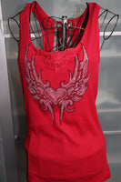 Heart wings Lace with FULL Open Back Lace Rope