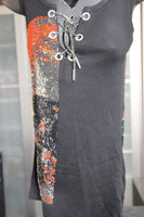 Double Sided Skull Open Front