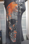 Double Sided Skull Open Front