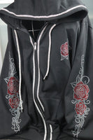 5544 Roses all over (NEW Design) Hoodie jacket