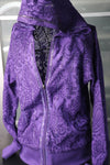 Purple Dripping Light Fitted Hoodie