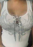 Heart Wings Bling Lace Front (Bling Eye Lits)