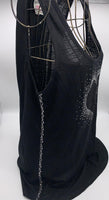 M258  Black Heart Lace (Loose fit Top)