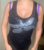 M723  Dragon Fly Top ( Tight Fit)