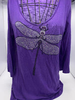 M308 Dragon Fly V-Neck Elbow Sleeve