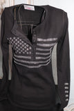 Flag Button Thermal Long Sleeve