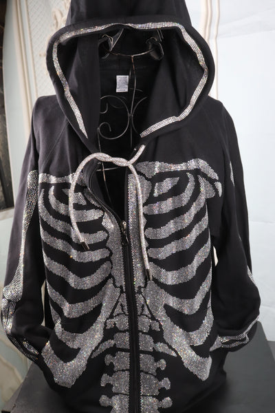 Skeleton Bling Hoodie