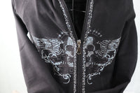 M8001  Skull Rider Hoodie Jacket