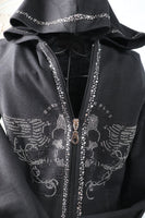 M8001  Skull Rider Hoodie Jacket