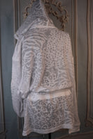 M8709 Long Burn-Out Light Cover-up Jacket