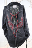 M8706 Red Heart Wings (ON Hood Light Jacket