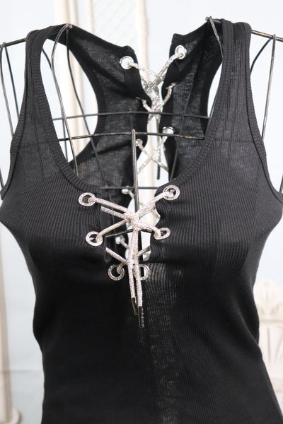 Tank Lace (Set in Crystals