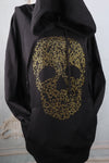 Leopard Gold Skull Pullover