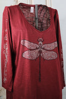 M308  Dragon Fly 3/4 Sleeve