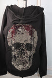 Turquoise Skull  Pullover