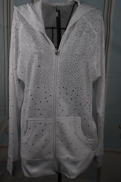 All Over Bling Dripping Diamonds Hoodie