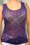 M723   Heart Wings (FLOWER PRINT FABRIC)