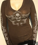 Rider skull/ arms Long Sleeve