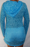 M731 (NEW Paisly Print)  V-Neck Cover-up Rose Wings