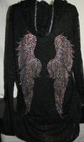 M731 (New Paisly Print)  Big Big Wings Cover Up