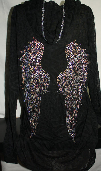 M731 (New Paisly Print)  Big Big Wings Cover Up