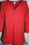 M7355  3/4 Sleeve Snap Thermal Top