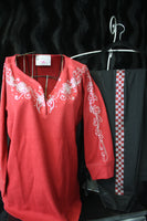 M355 Butterfly Snap  3/4 Sleeve