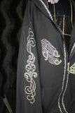 #M8001 Feather / Double Bling Stones & Arms