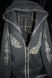 #M8001 Feather / Double Bling Stones & Arms