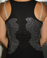 123  Crystal Wings with Lace Front (Racer Tank)