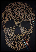 Leopard Gold Skull Pullover