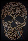 Leopard Gold Skull Pullover