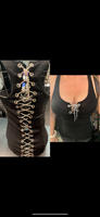 #66000 Full Open Back & Front with Heart Wings
