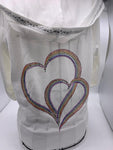 M8001  Rainbow Heart Hoodie