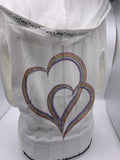 M8001  Rainbow Heart Hoodie