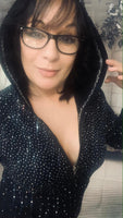 All Over Bling Hoodie (HAND MADE)