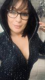 All Over Bling Hoodie (HAND MADE)