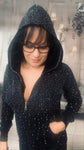 All Over Bling Hoodie (HAND MADE)