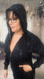 All Over Bling Hoodie (HAND MADE)